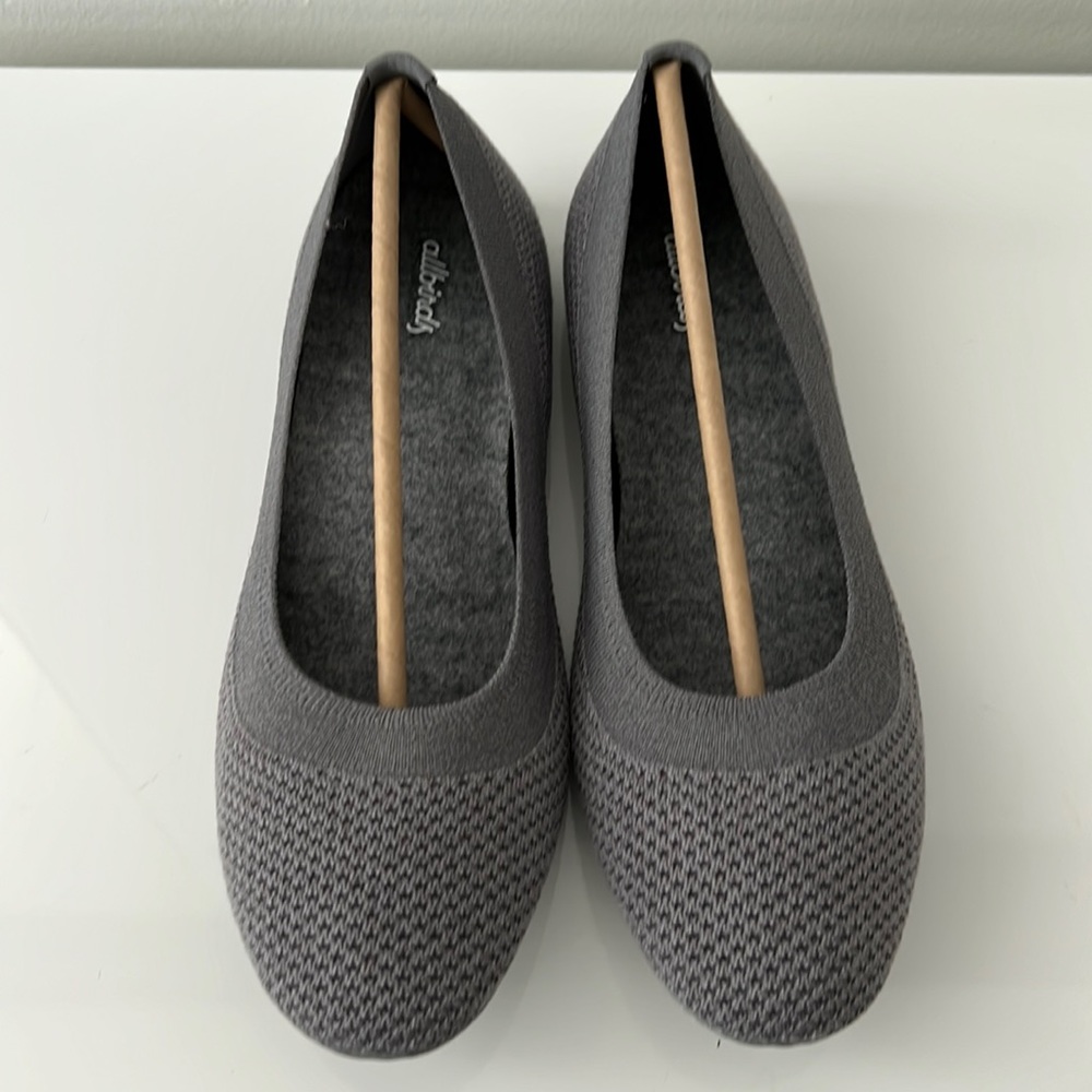 ALLBIRDS Tree Breezers Mist Ballet Flats Shoes Light Gray Size 9